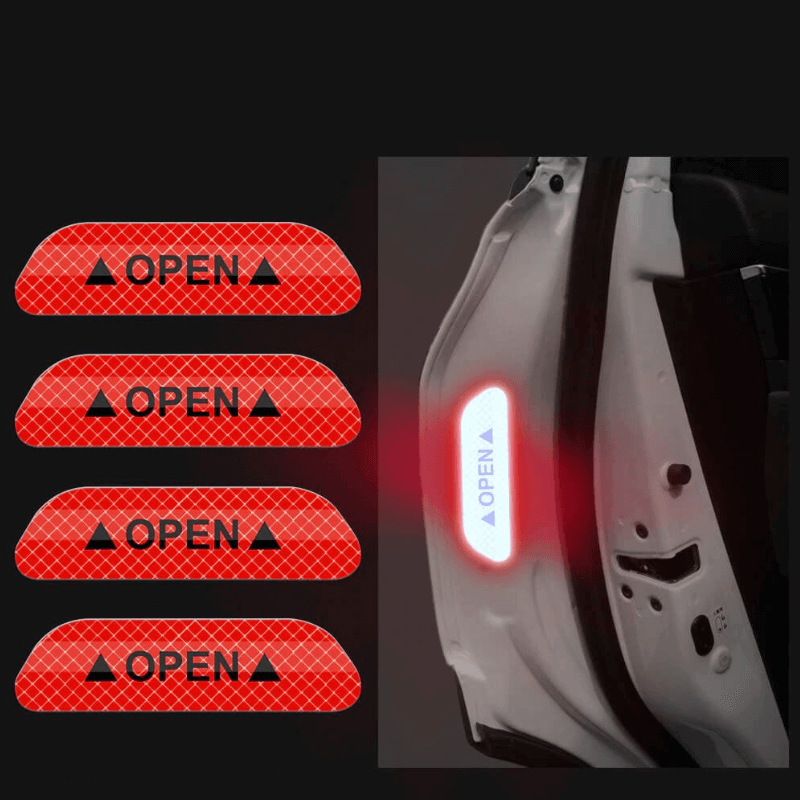 Car Door Reflective Stickers Warning Reflector