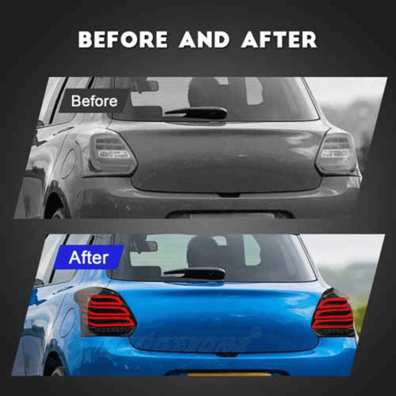 Maruti Suzuki Swift LED Tail Lights - Mercedes Style 2018-2023 Model