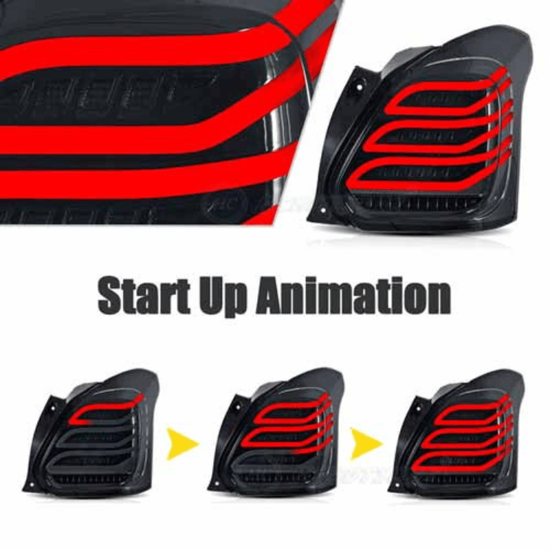 Maruti Suzuki Swift LED Tail Lights - Mercedes Style 2018-2023 Model