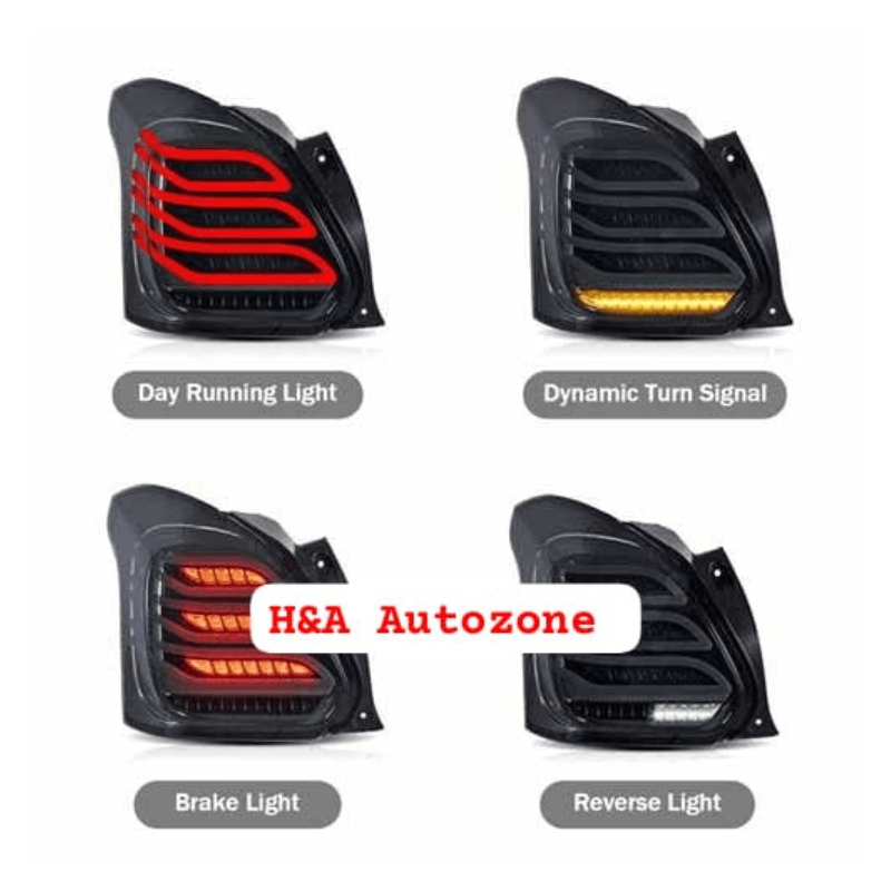 Maruti Suzuki Swift LED Tail Lights - Mercedes Style 2018-2023 Model