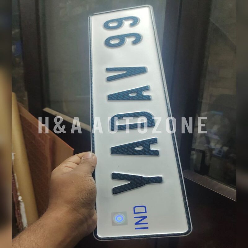 Embossed Number Plates For Bikes