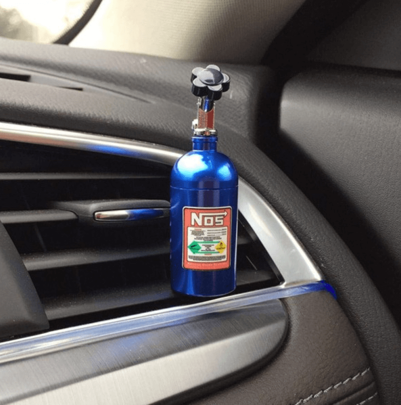 NOS Car AC Vent Perfume Air Freshener Bottle Style