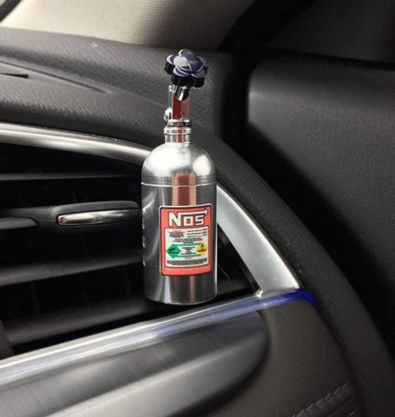 NOS Car AC Vent Perfume Air Freshener Bottle Style