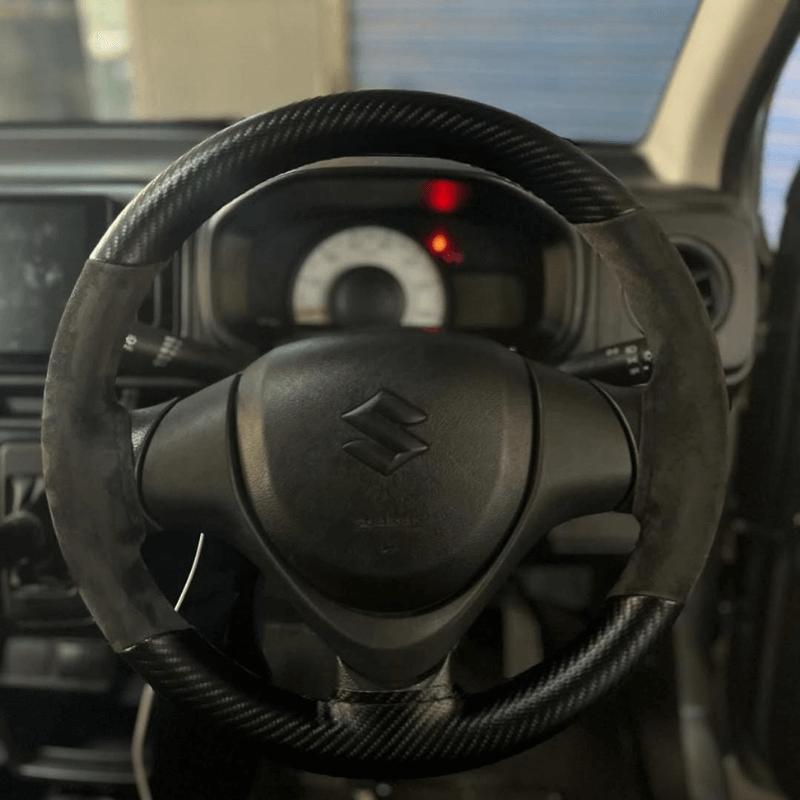 Car Steering Cover Alcantra Type