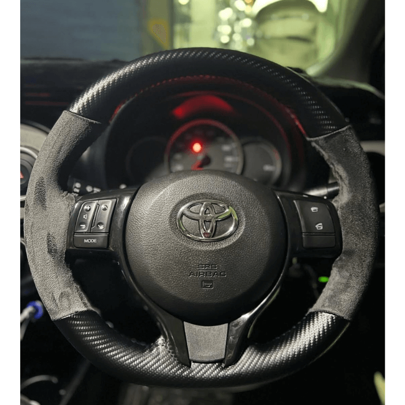 Car Steering Cover Alcantra Type