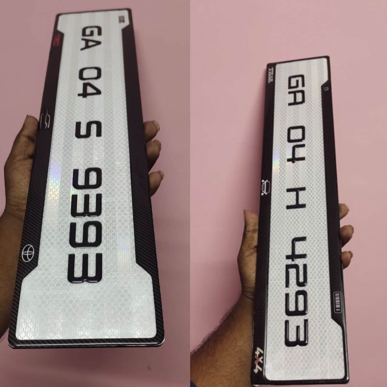 Premium Car Gel Number Plates