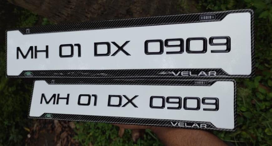 Premium Car Gel Number Plates
