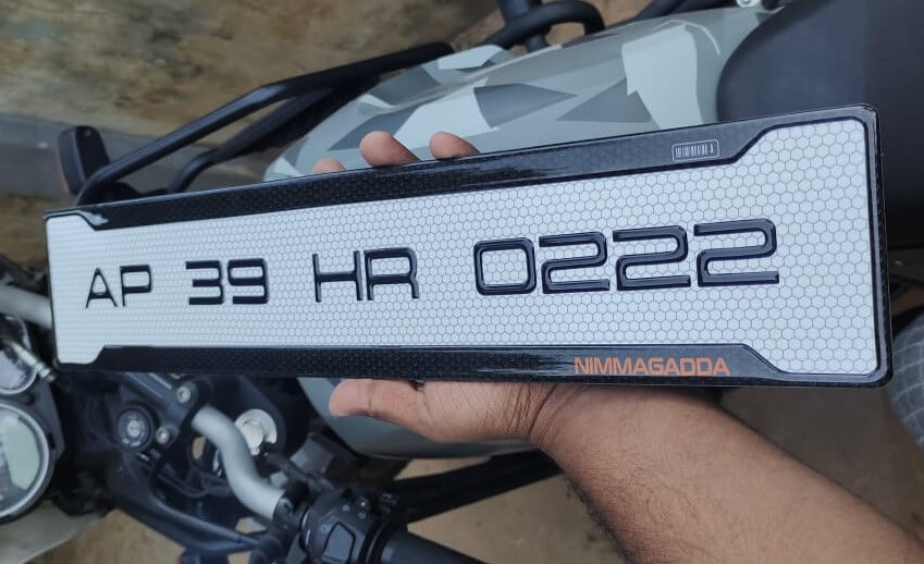 Premium Car Gel Number Plates