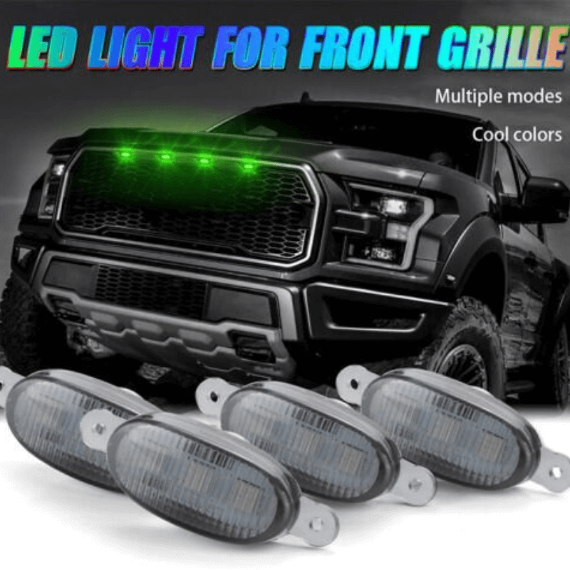 Raptor Style LED Lamp Front Grill Light Kit
