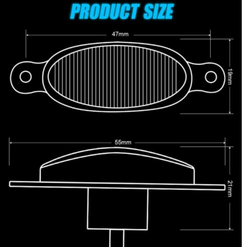 Raptor Style LED Lamp Front Grill Light Kit