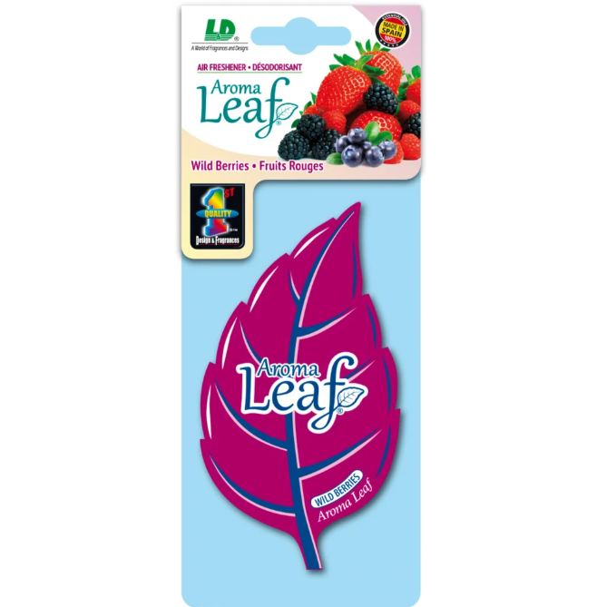Leaf Wild Berries Car Perfume – Long-Lasting Interior Fragrance